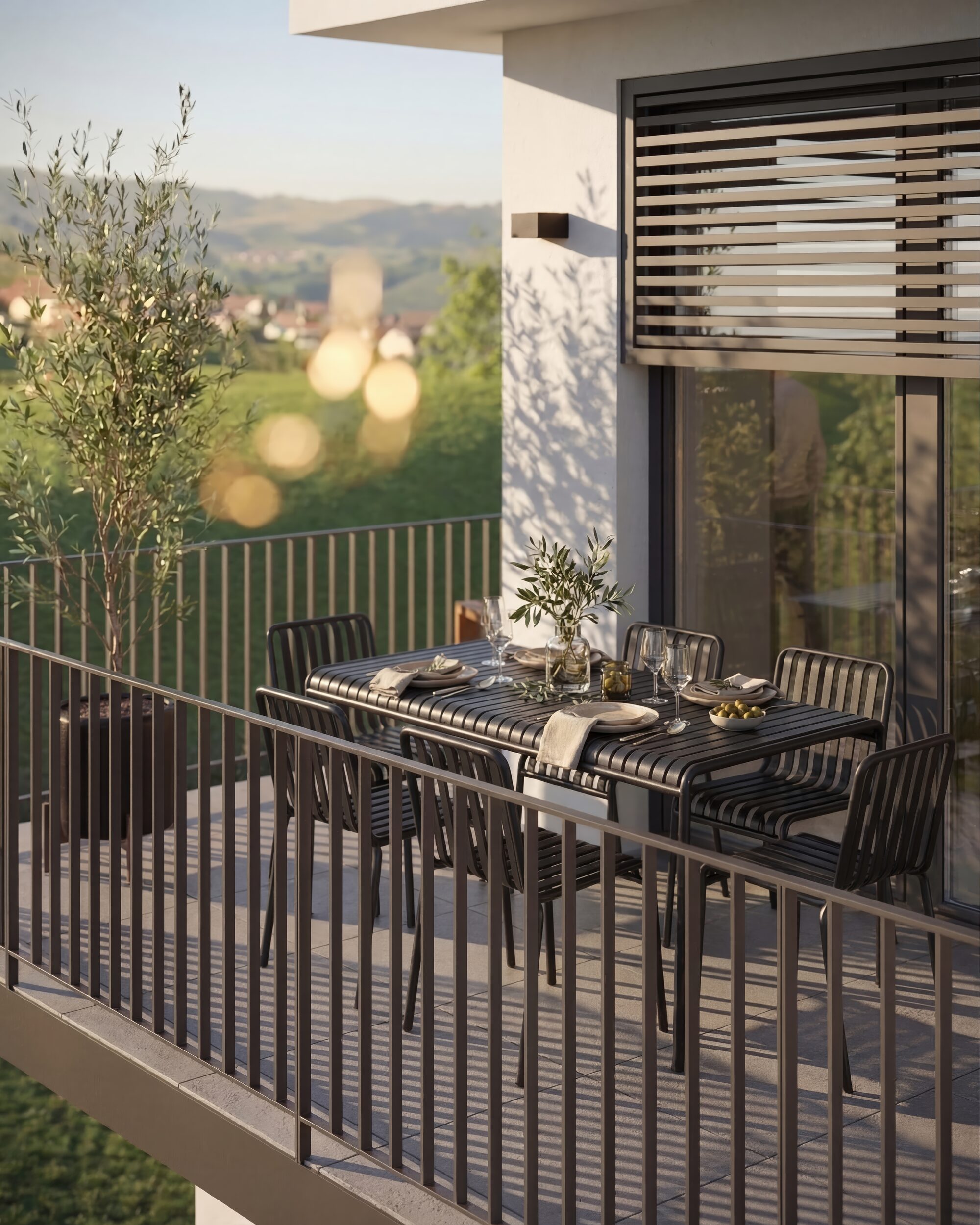 Balkon Nahaufnahme