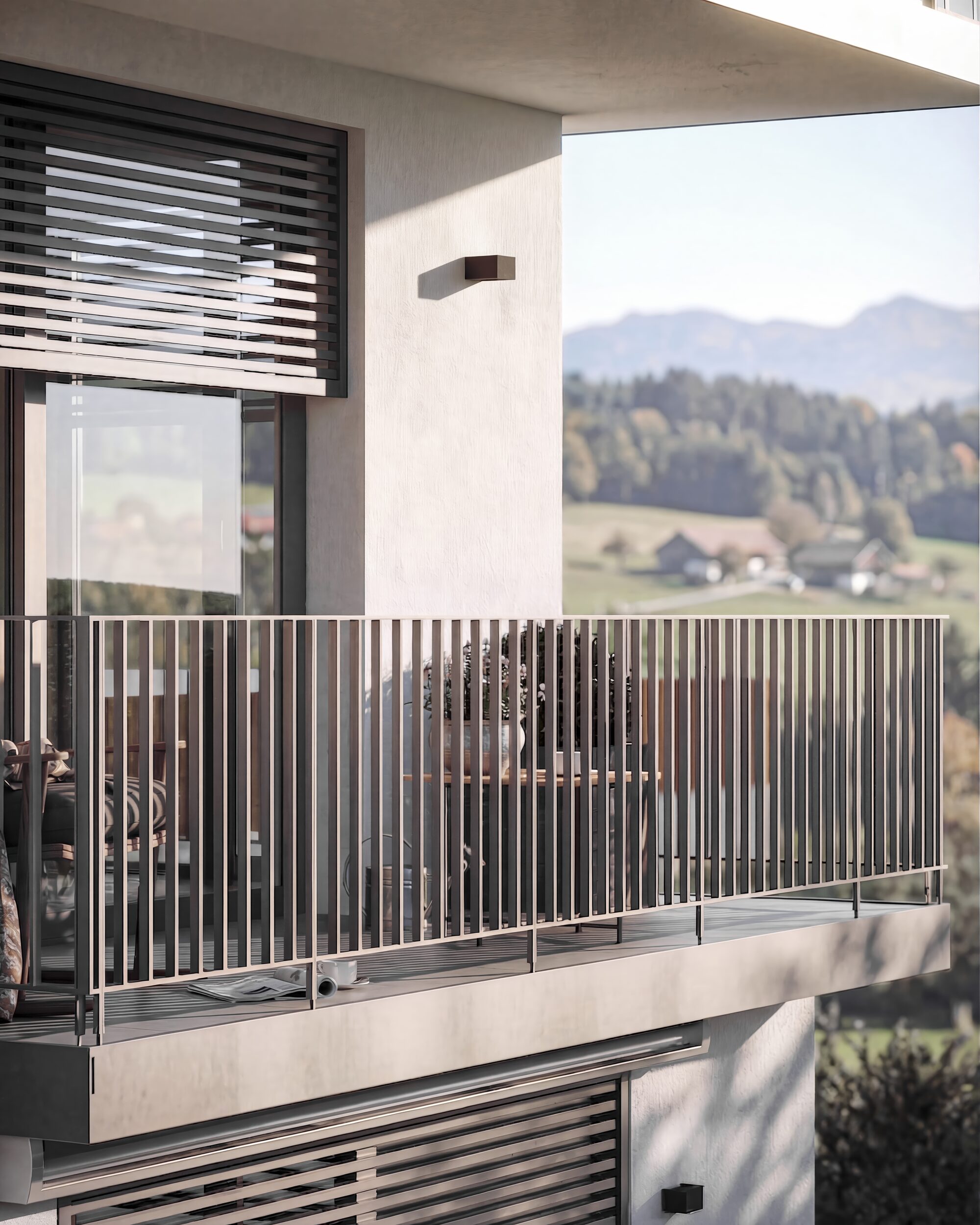 Balkon Detailansicht