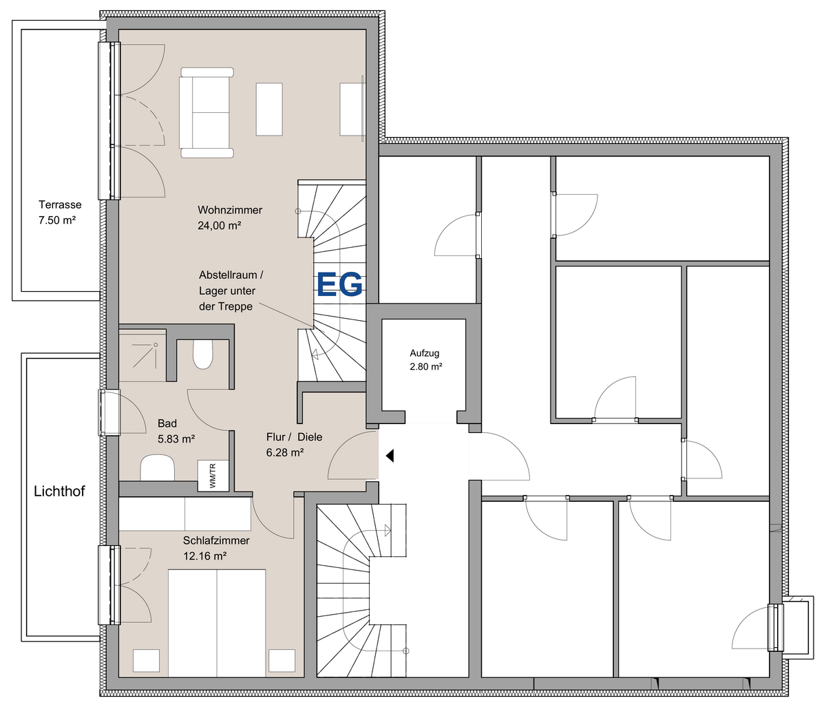 Grundriss Erdgeschoss (EG)